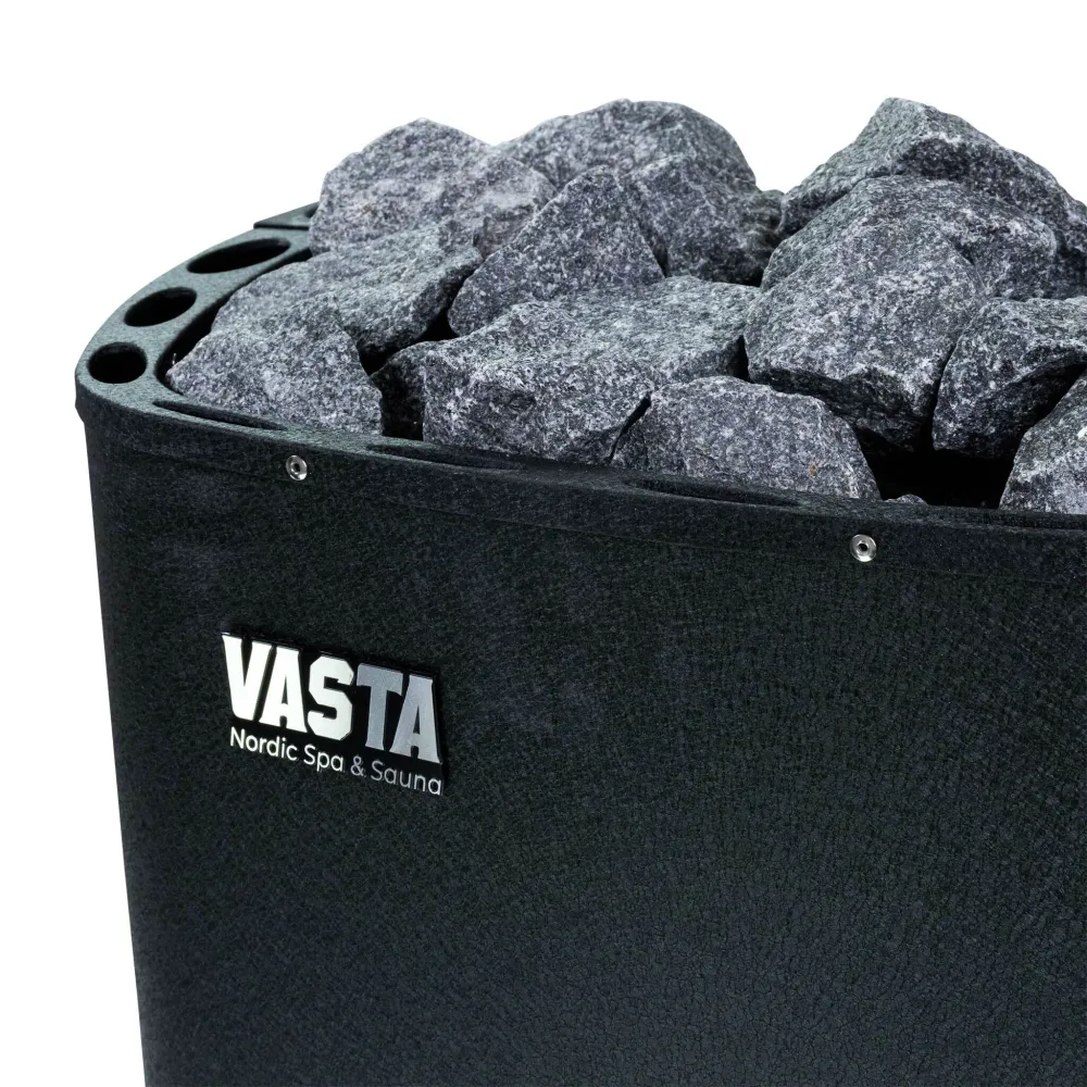 Vasta Sähkökiuas Blaze 8kw, musta, erillinen, 7-12m3