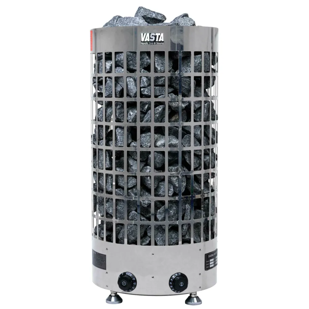 Vasta Sähkökiuas Ignite 6kw, teräs, kiinteä, 5-8m3