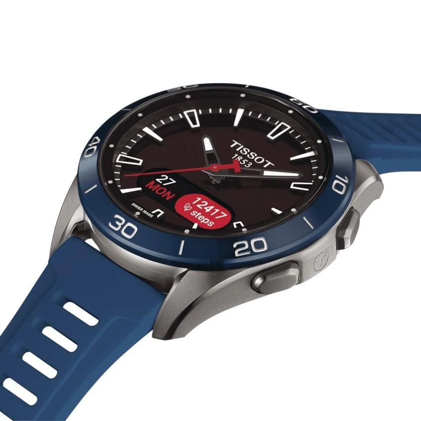 Tissot kello T-Touch Connect Sport 43,75mm sininen kvartsi titaani T153.420.47.051.01