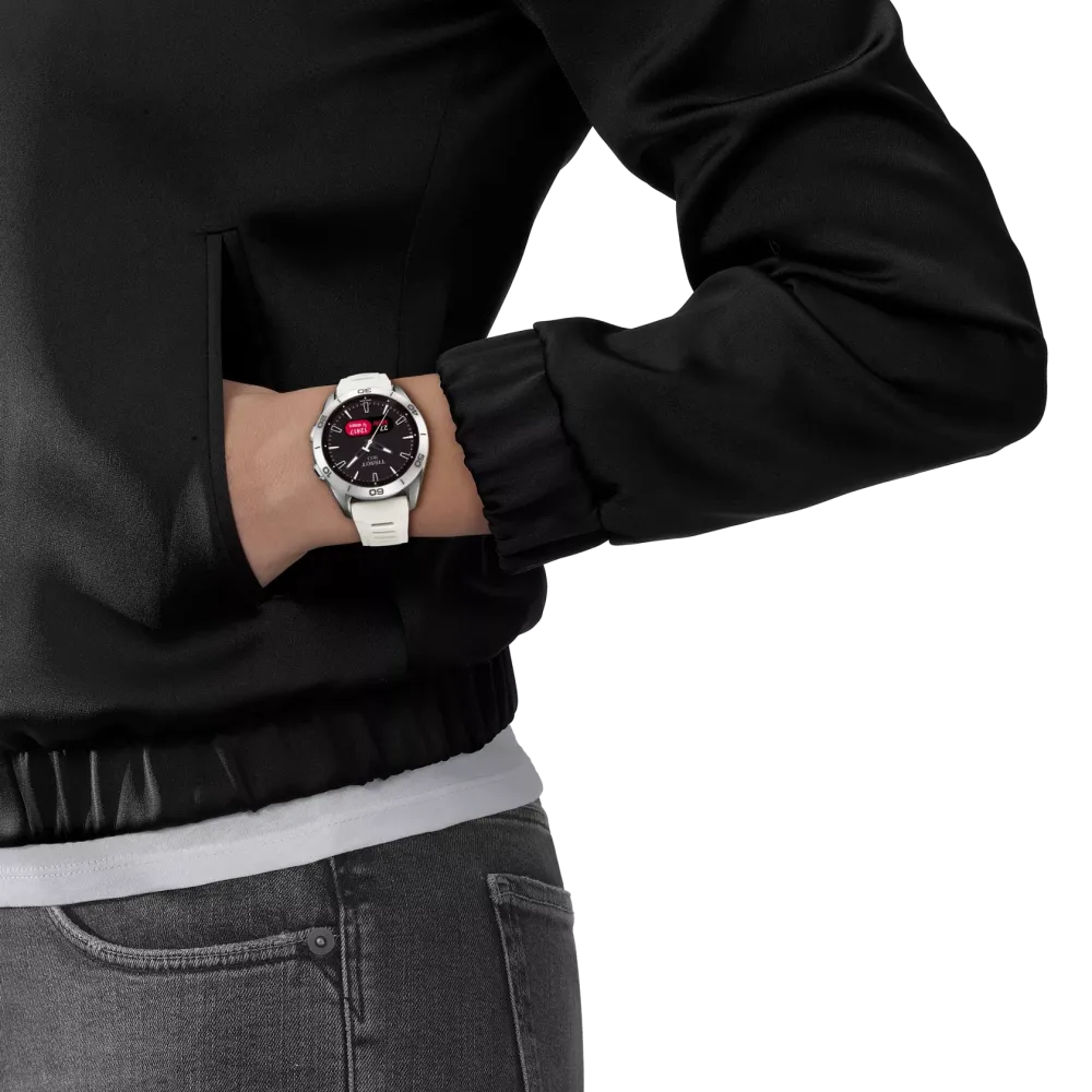 Tissot kello T-Touch Connect Sport 43.75mm valkoinen kvartsititaani T153.420.47.051.03