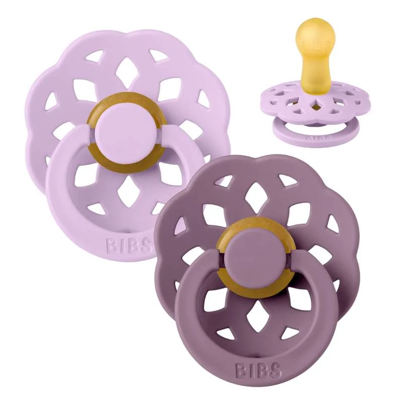 Bibs Boheme Tutti - 2-Pakkaus - k. 2 - luonnonkumi - Violet Sky/Mauve