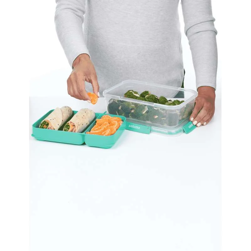 Sistema Rectangle Stax To Go - 2.2L - Minty Teal
