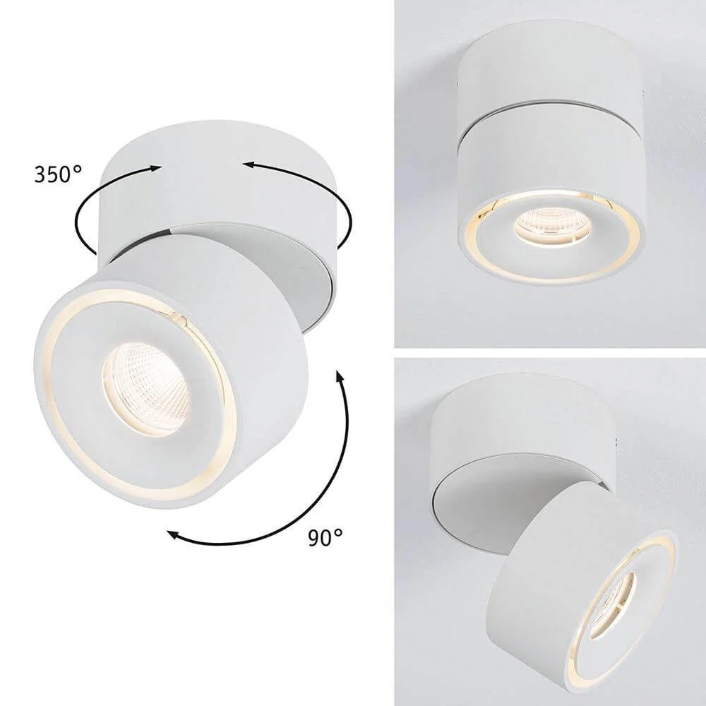 LED-kattovalaisimen kierrät Spotlight White-Matt