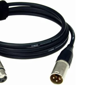 MIKROFONIKAAPELI 10 M XLR-XLR MUSTA