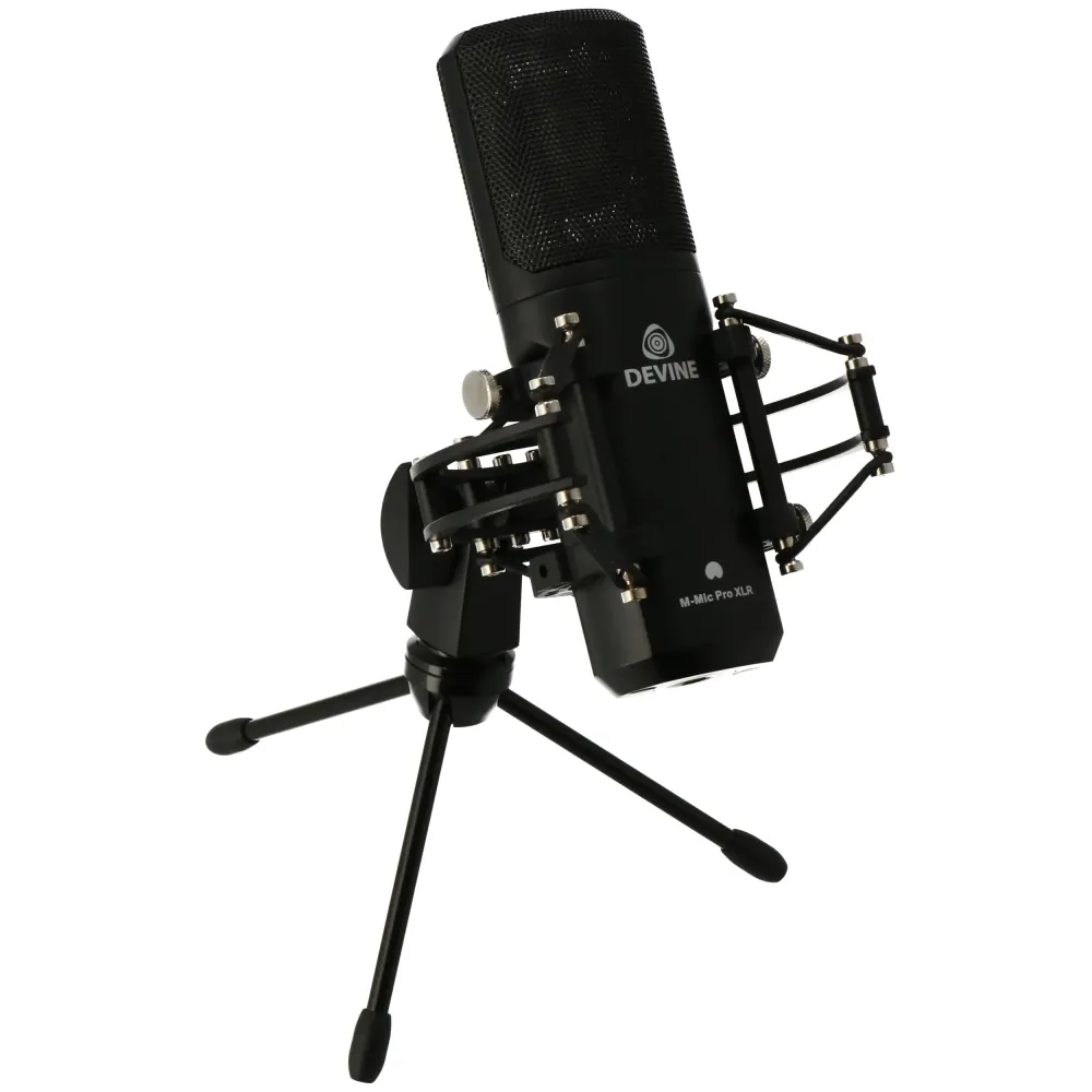 Devine M-Mic PRO XLR Kondensaattorimikrofoni (Musta)