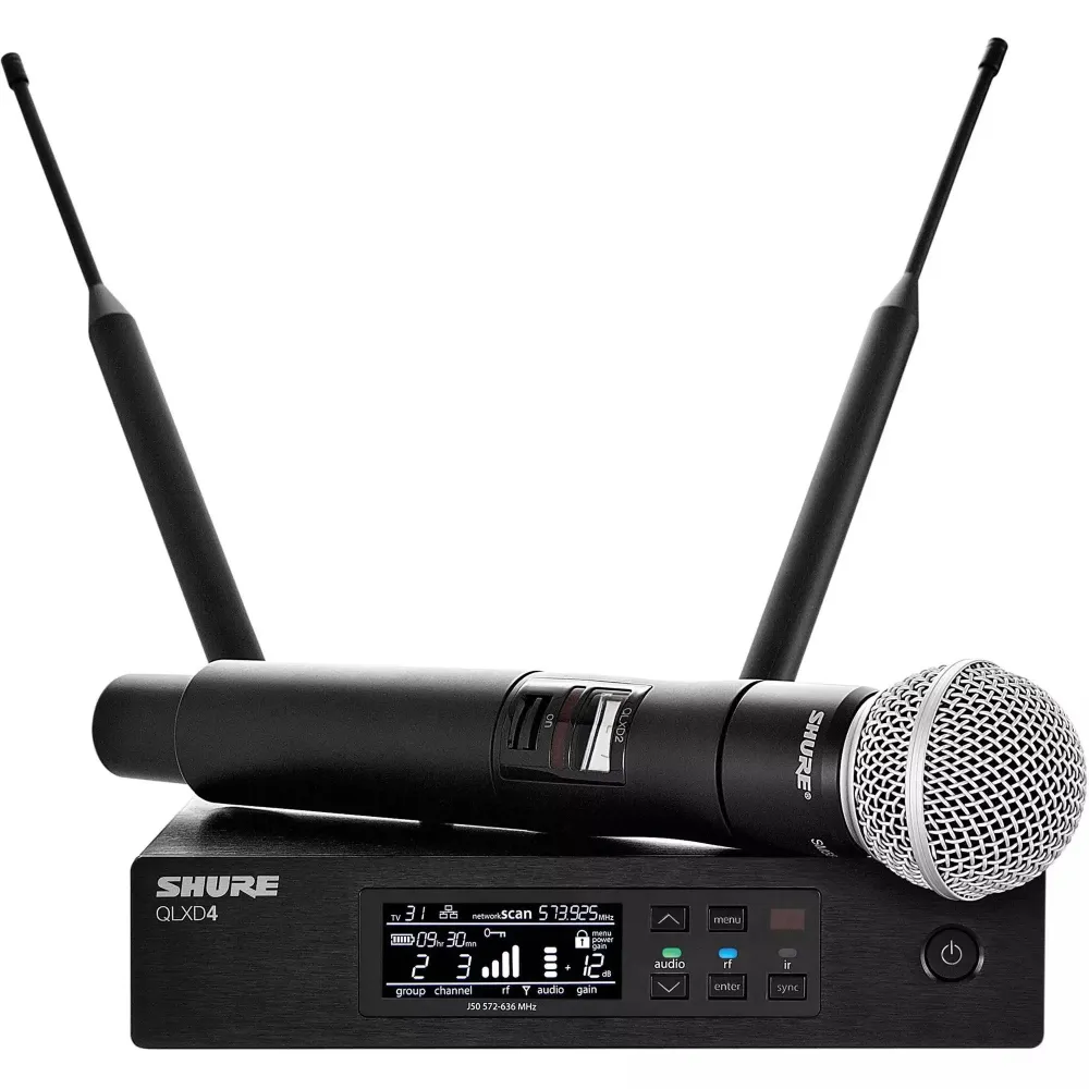 Shure QLXD24E/SM58 K51 Käsimikrofoni SM58