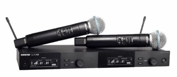 Shure SLXD24DE/B58-J53 Langaton Mikrotonit Järjestelmä (562-606Mhz)