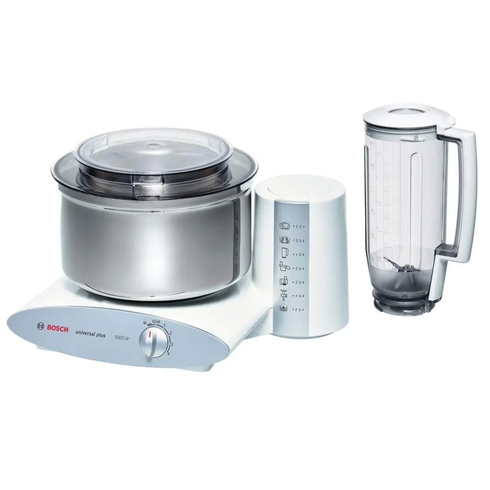 Keittiökone, MUM6, 1000 W, Valkoinen, hopea