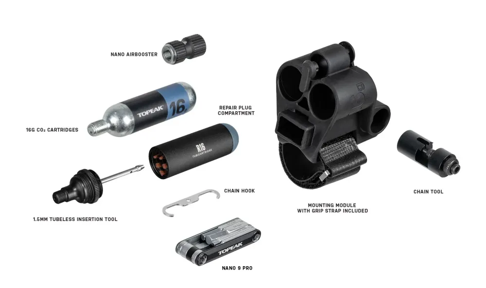 Co2 monitoimityökalut TOPEAK TUBIMASTER RXT Pro