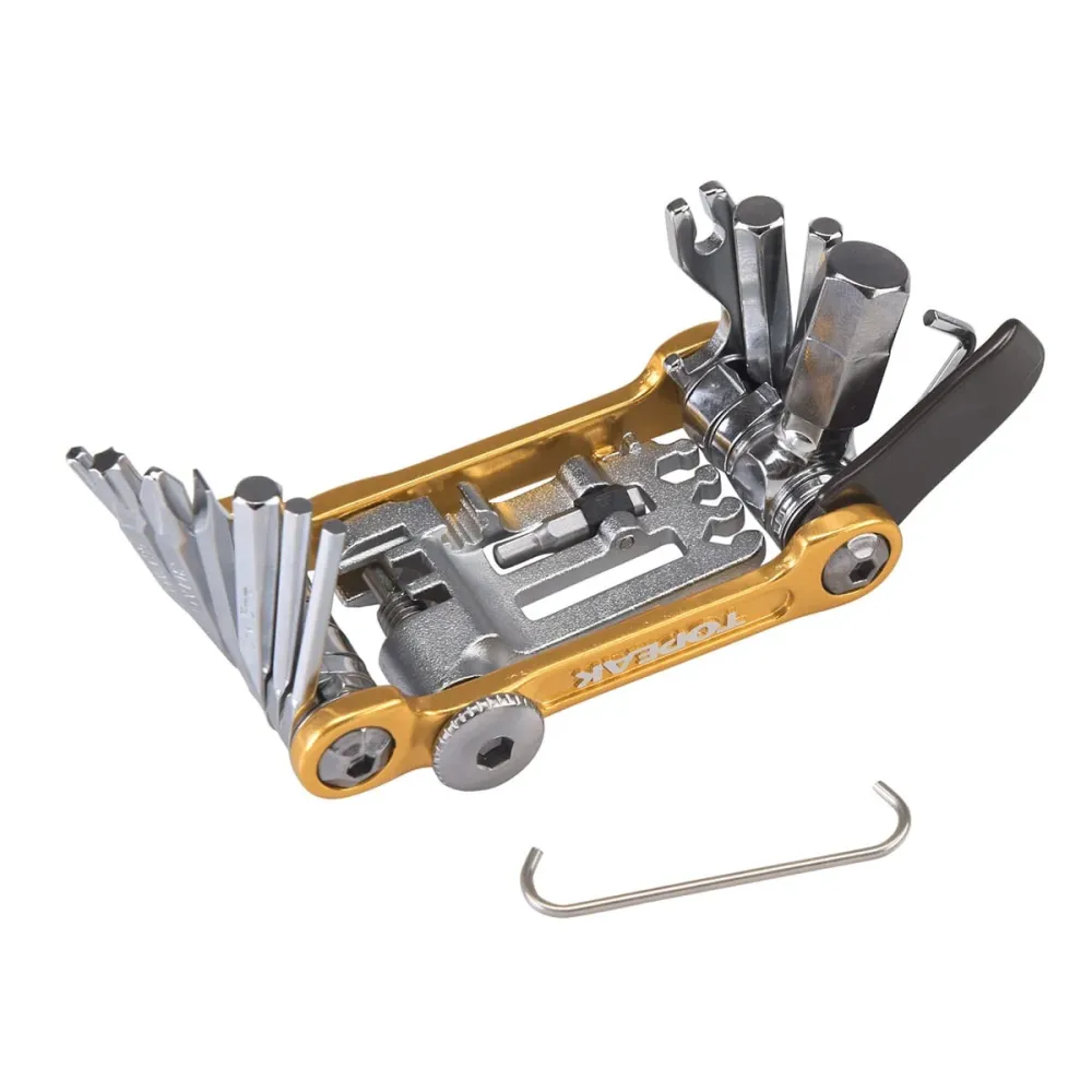 TOPEAK MINI PRO Gold monitoimityökalu (20 työkalua + kotelo)