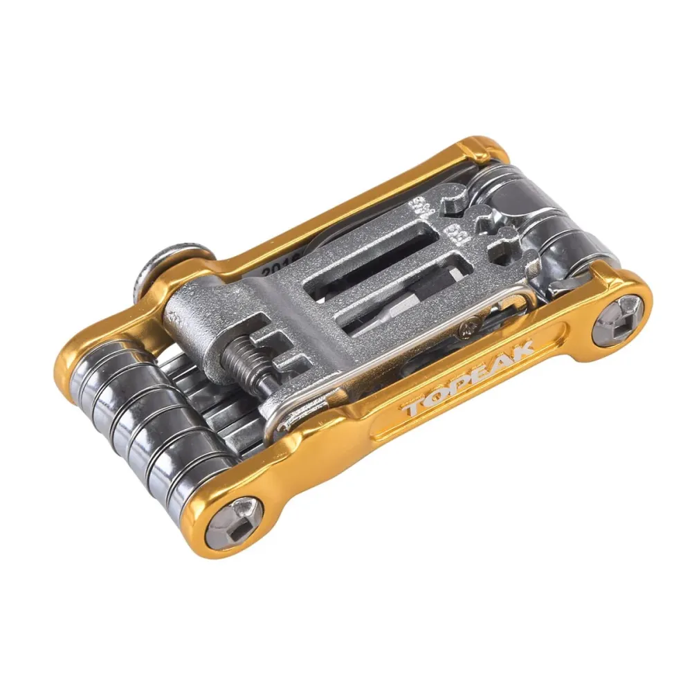 TOPEAK MINI PRO Gold monitoimityökalu (20 työkalua + kotelo)