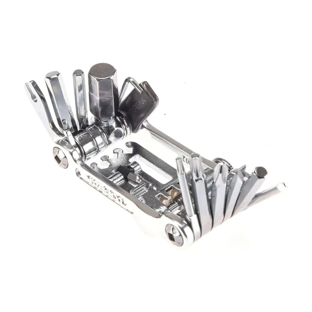 TOPEAK MINI PRO Silver monitoimityökalu (20 työkalua + kotelo)