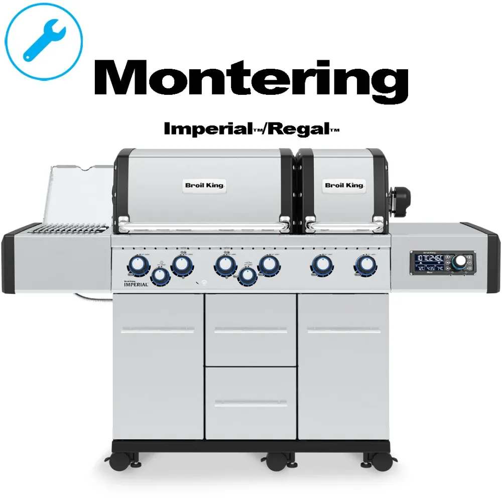 Montering av Imperial™/Regal™-grill