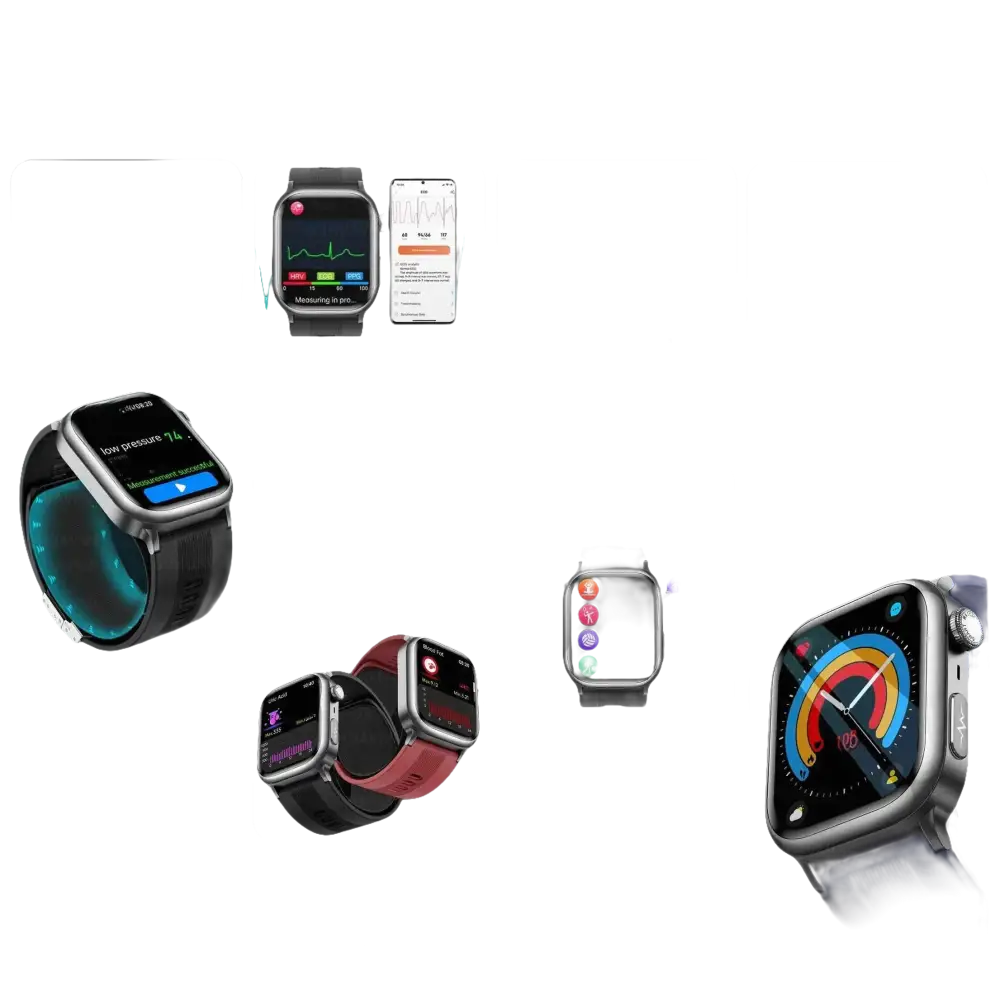 Montre Intelligente ECG 2025 - Suivi Santé avec Mesure Précise de la Pression Artérielle