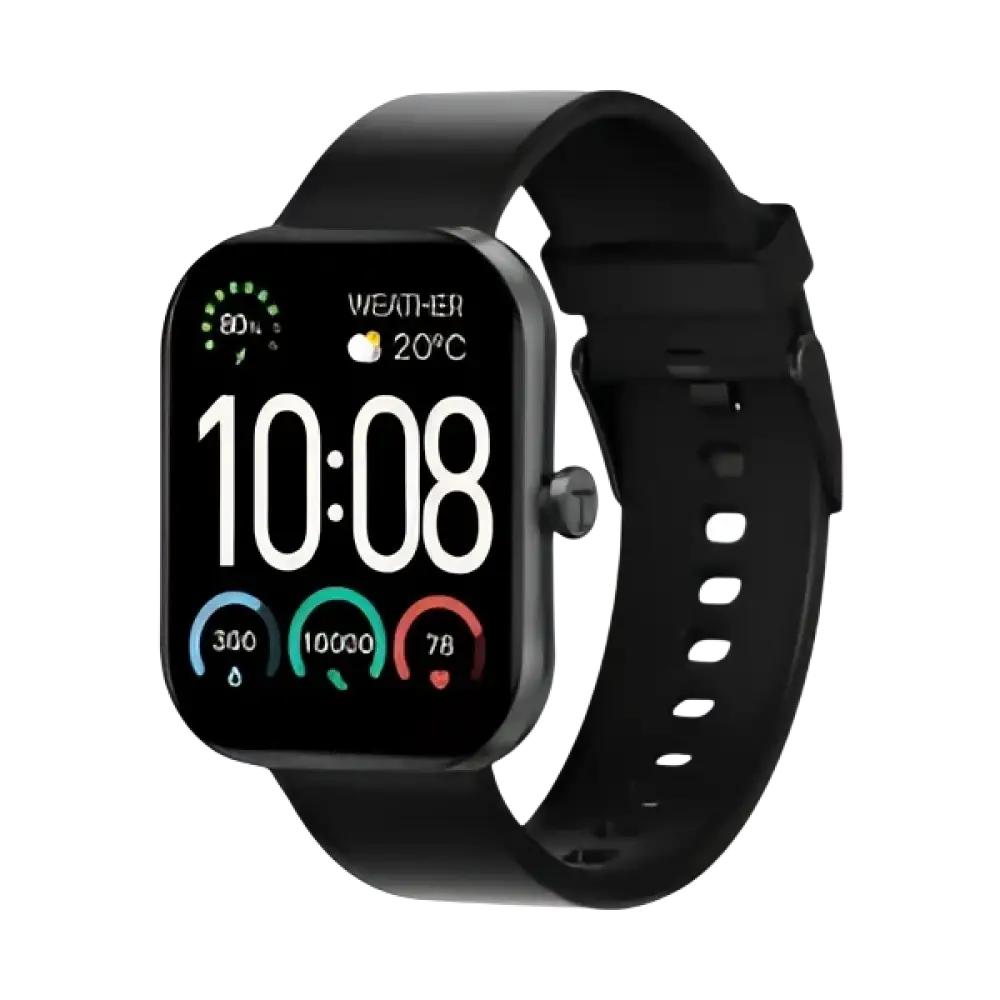 Montre Intelligente Homme HAYLOU S6 – Appel Vocal, Suivi Santé, Étanchéité IP68