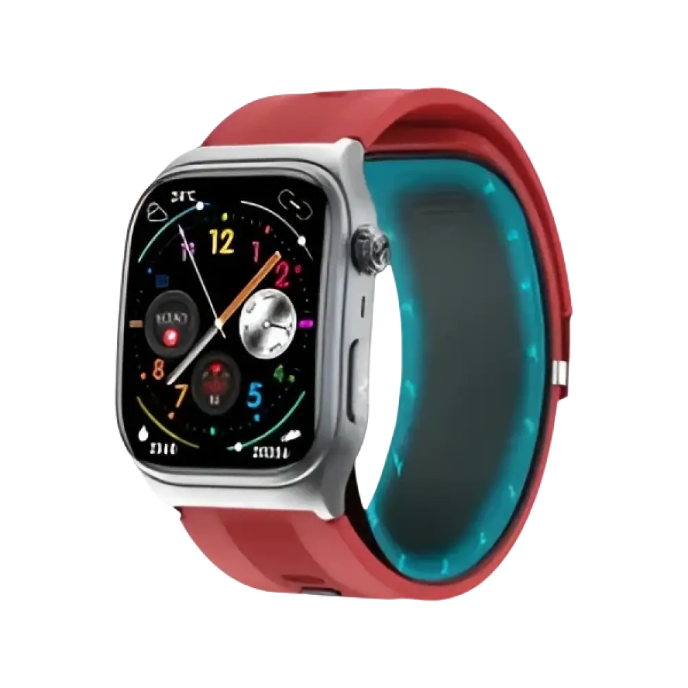 Montre Intelligente Infirmière 2025 Bluetooth, Suivi de Santé, Design Élégant Argenté et Bicolore