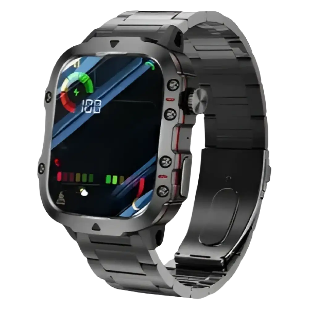 Smartwatch Militaire Homme Xiaomi IP68 - Étanche, Suivi Santé, Sport et Aventures Extérieures
