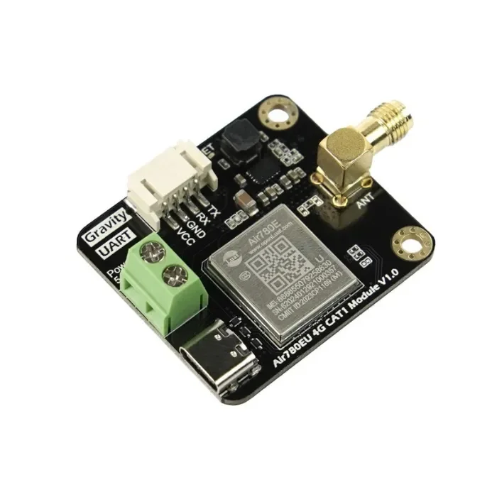 Air780EU 4G LTE Cat1 IoT -moduuli Raspberry Pi -verkkokortille DFRobot