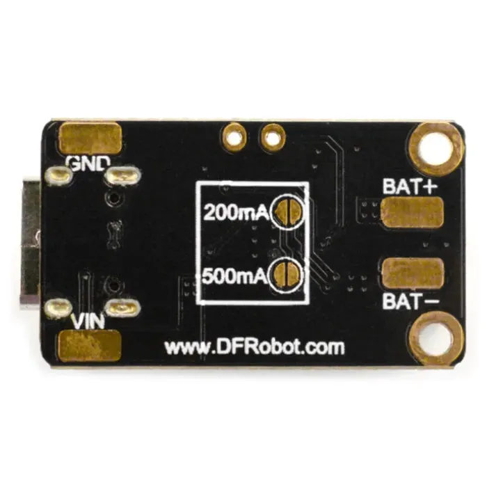 USB Type-C LiPo-akun latausmoduuli: 3,7V litiumioniakun lataus DFRobot