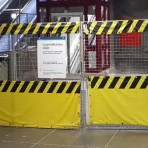 Varoitussuoja Työmaa-aita-järjestelmälle