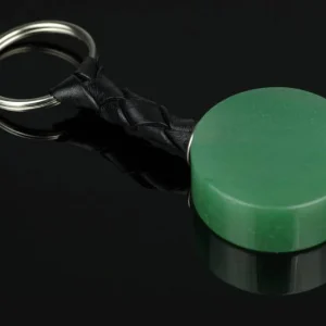 Aventurine -avaimenemaa - nahka