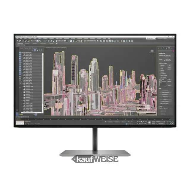 HP Z27u G3 | 27" QHD IPS -näyttö | USB-C-telakointi ja virransyöttö | Ergonominen