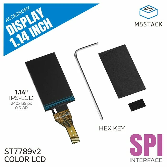 M5Stack 1,14 tuuman näyttö StickC-sarjalle