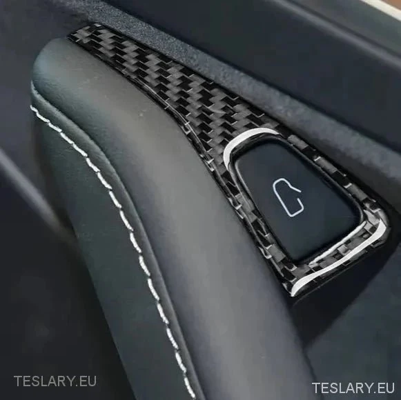 Tesla -malli 3/y oven lukko hiilikuitutyyppinen verhoilupeitteet sisätilat