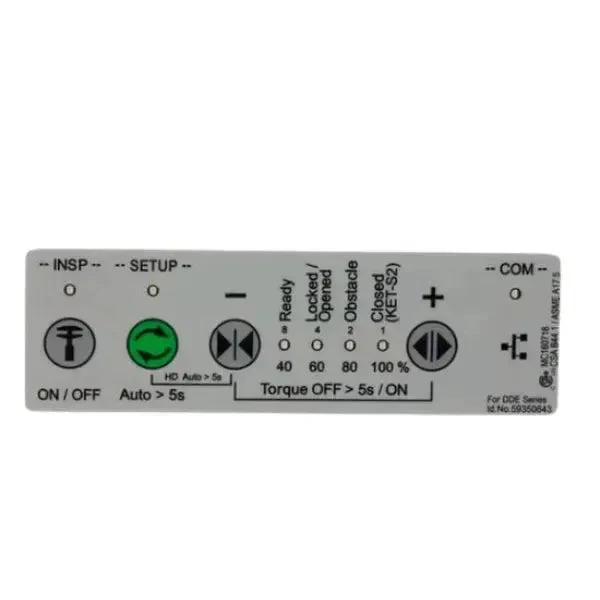 Schindler DDE-V35 HMI -oven käyttöpaneeli 59350643