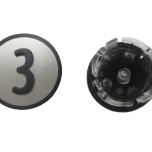 Kone-painike -3 harmaa, taktiilinen KSS COP KM801055G073