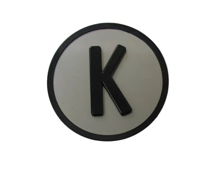 Kone-painonappi K harmaa taktiilinen KSS COP KM801055G130