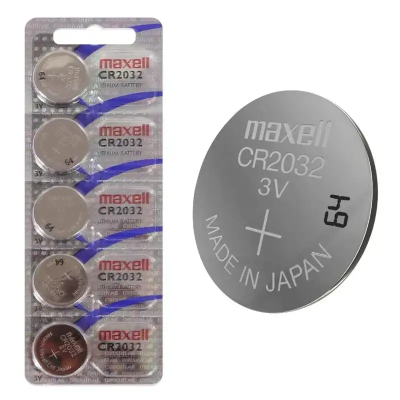 Maxell CR2032 litium-litiumparisto – Maxell CR2032 litium - Litium