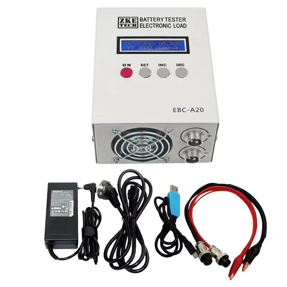 EBC-A20 Akun testaaja, 30 V, 20 , 85 W, Li-ion-akun kapasiteetin testaaja, 5 lataus, 20 purku, tukee PC-ohjelmiston ohjausta