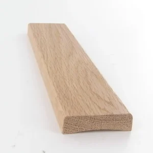 Peitelista 12x42x2450, Valkotammi, Lakattu