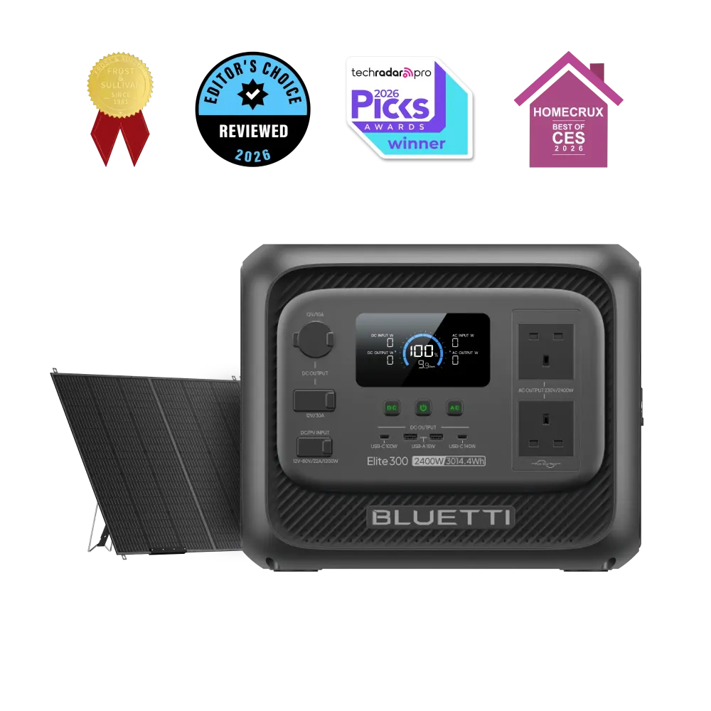 BLUETTI Elite 300 Portable Power Station | 2,400W 3,014.4Wh | UK Plug BLUETTI-EU
