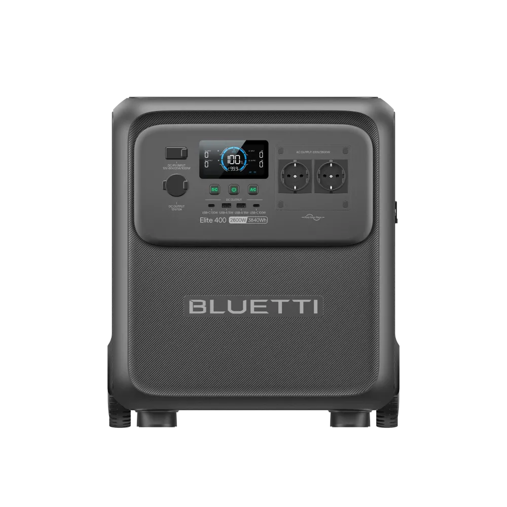 BLUETTI Elite 400 Portable Power Station | 2.600W 3.840Wh BLUETTI-EU