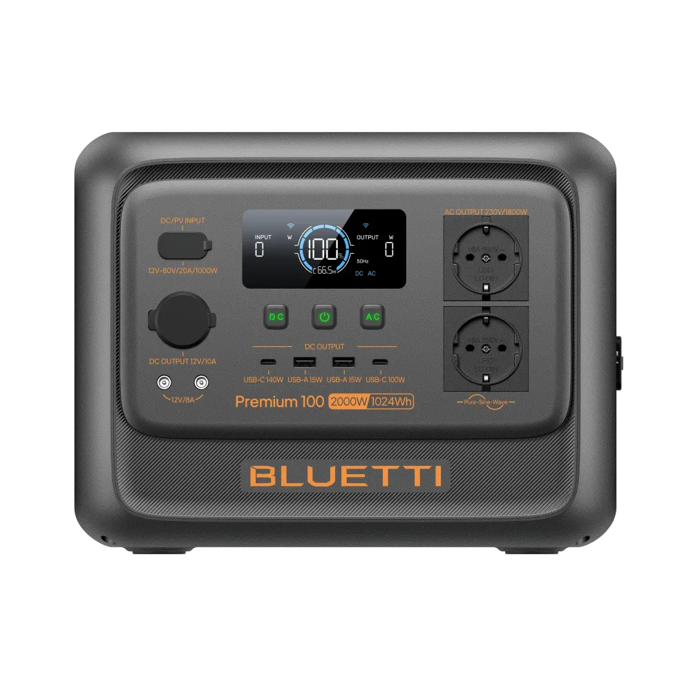 BLUETTI Premium 100 V2 Portable Power Station | 2.000W 1.024Wh BLUETTI-EU