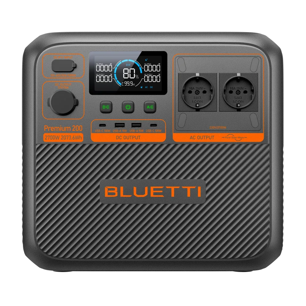 BLUETTI Premium 200 V2 Portable Power Station | 2.700W 2.073,6Wh BLUETTI-EU