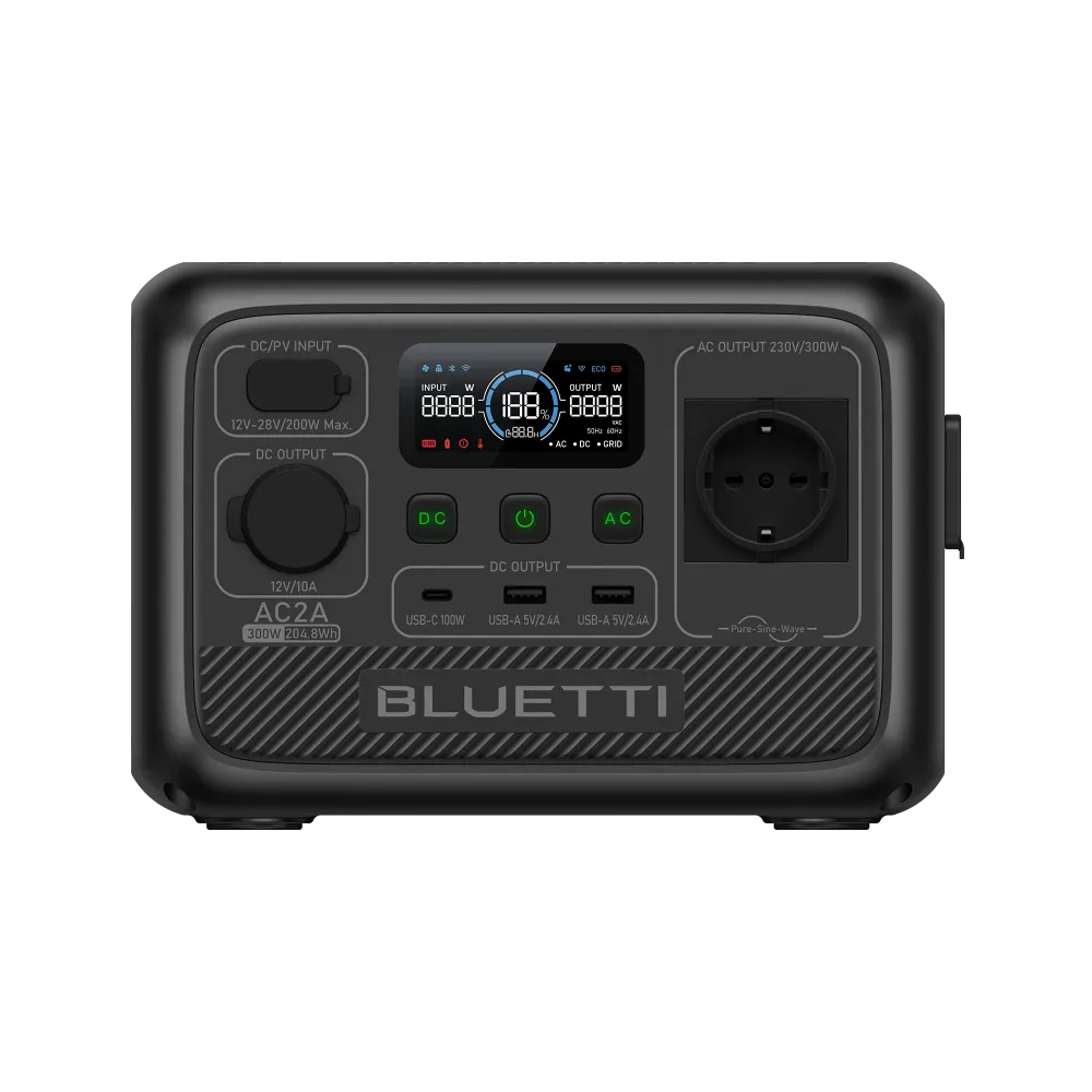 Kannettava BLUETTI AC2A voimalaitos | 300W 204,8Wh BLUETTI-EU