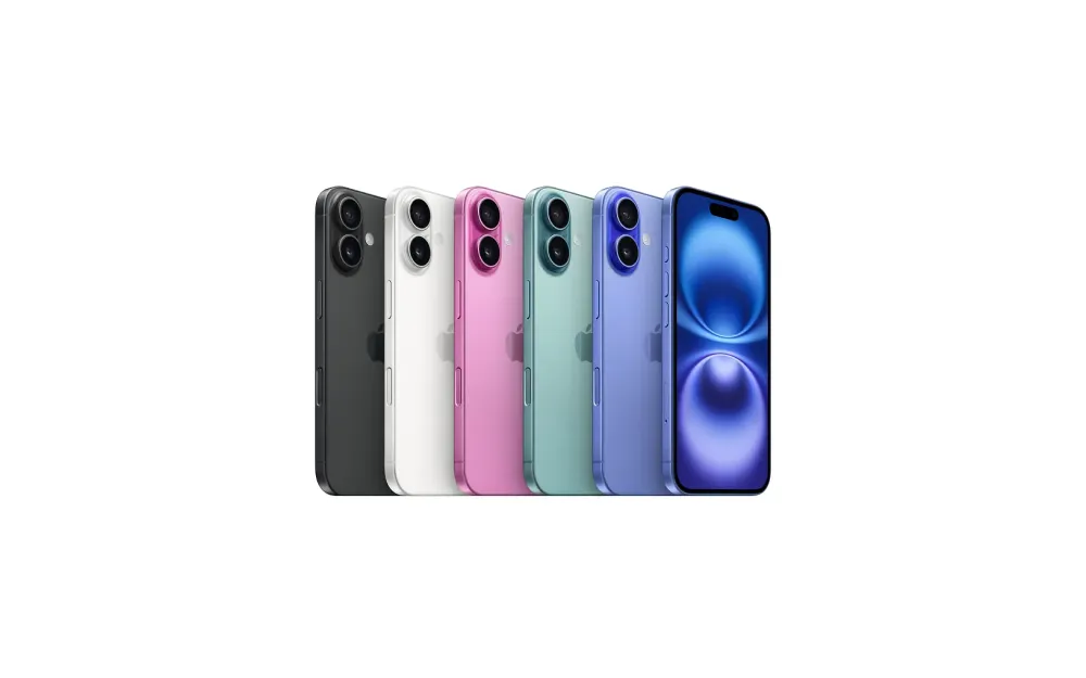 Apple iPhone 16 256 Gt -puhelin, pinkki (MYEG3)