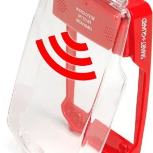 SG-FS-R Smart+Guard Call Point Cover, Flush Sounder, Red Vimpex
