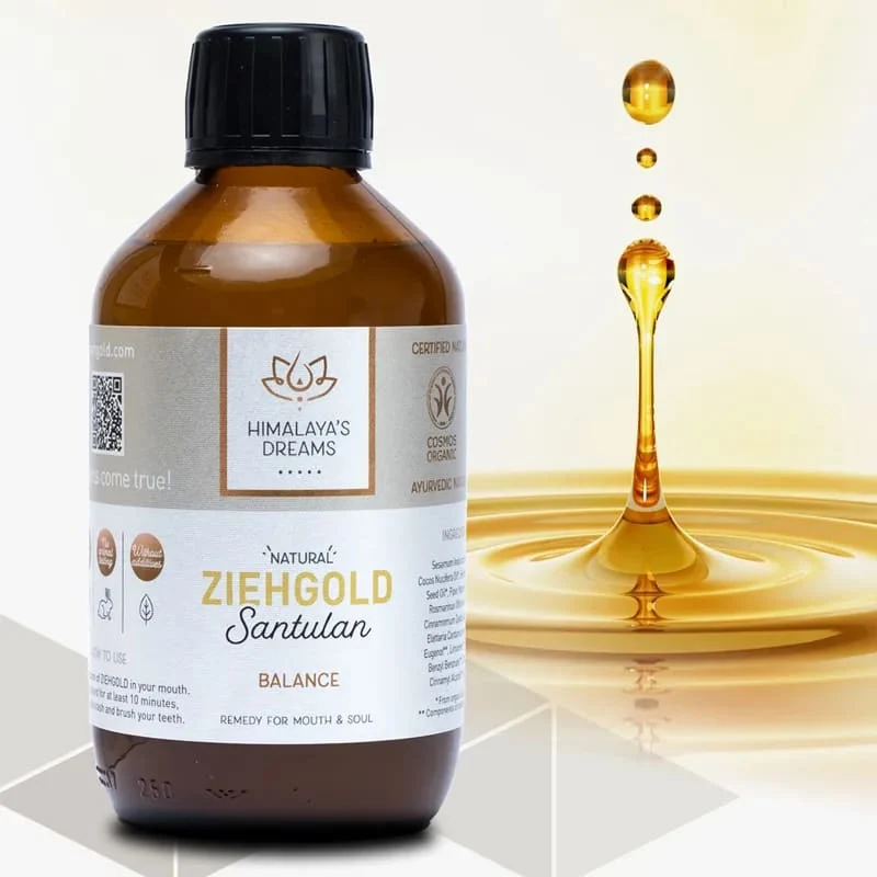Ayurvedinen Pulling Oil Ziehgold / Santulan - Himalaya´s Dreams