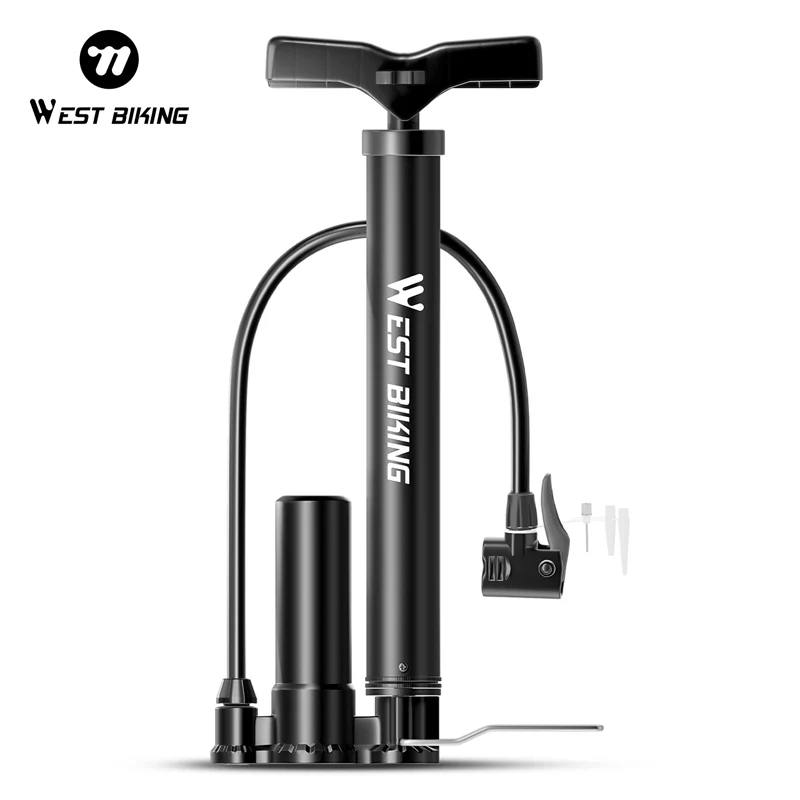 Kannettava polkupyöräpumppu WEST BIKING 120 PSI