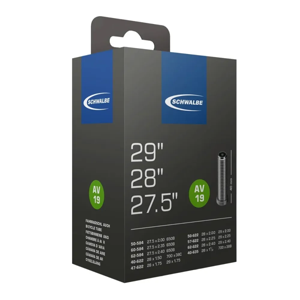 SCHWALBE AV19 sisäputki 29/28/27.5'' Schrader 40 mm