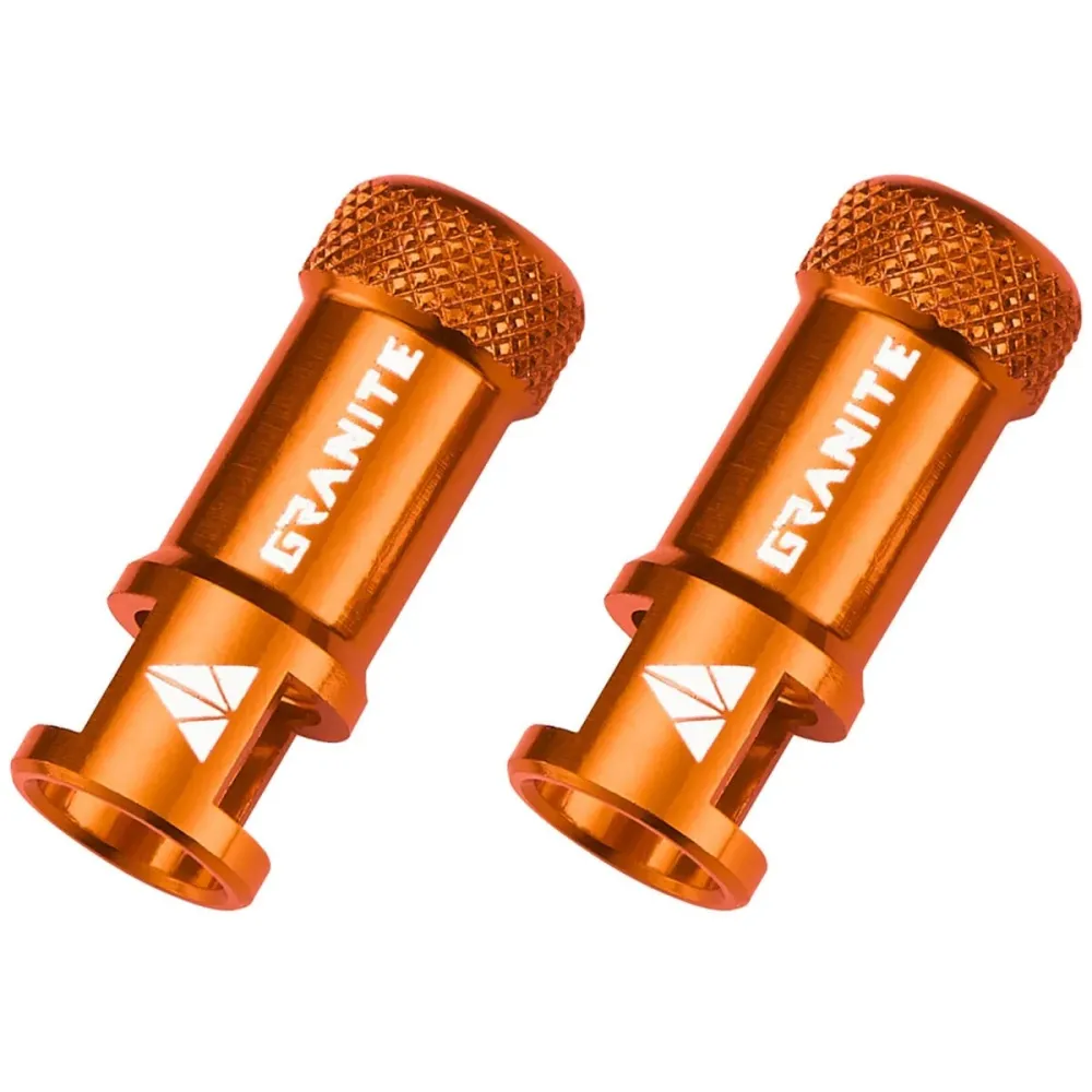 GRANITE DESIGN JUICY NIPPLE venttiilin korkin irrottaja (x2) Oranssi (x2)