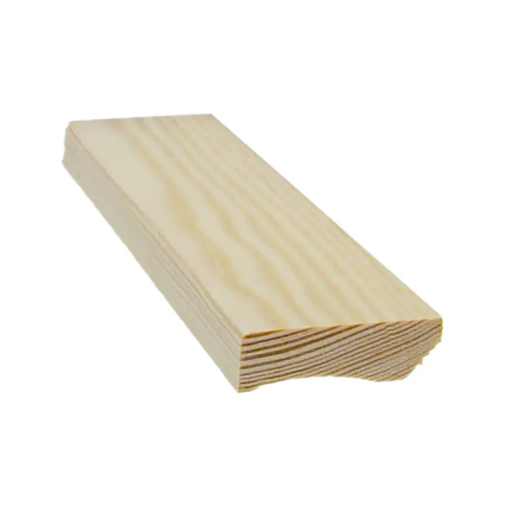 Jalkalista 12x42x3300, Mänty, Lakattu