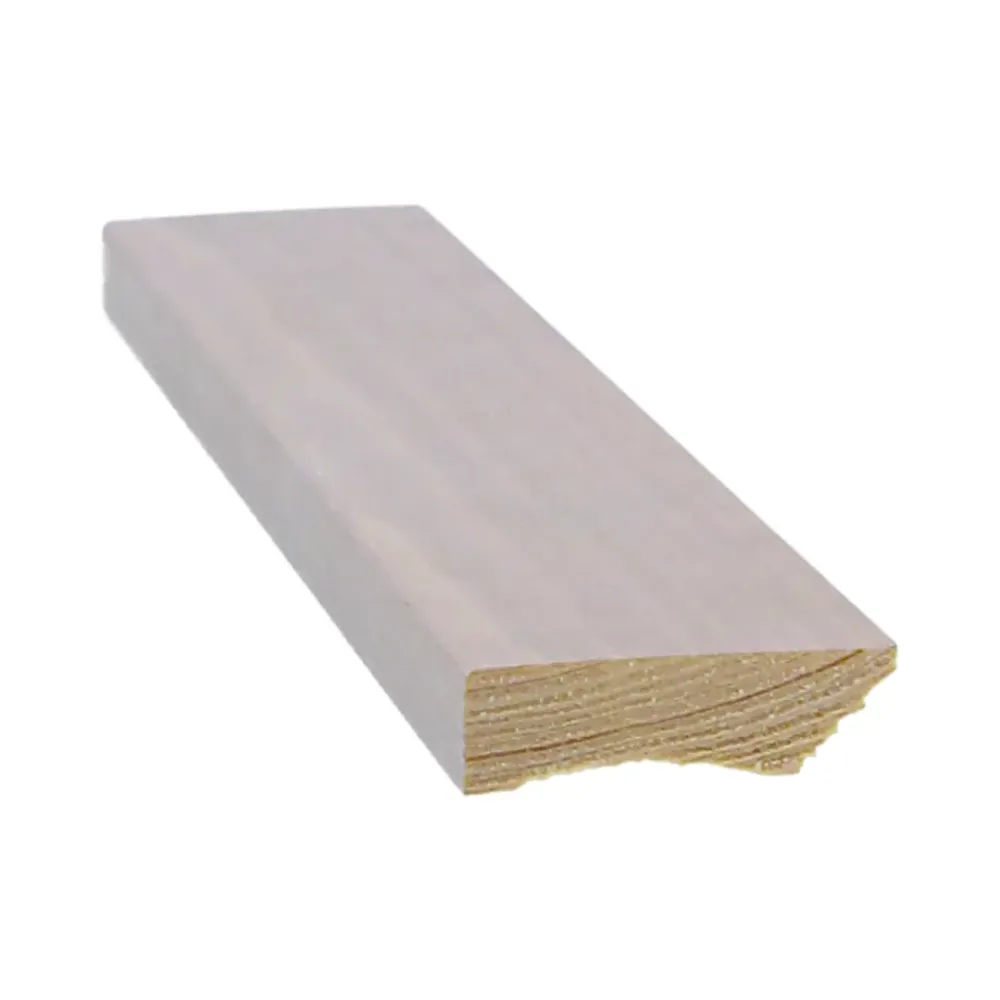 Jalkalista 12x42x3300, Mänty, Tammensävy + Valkolakka