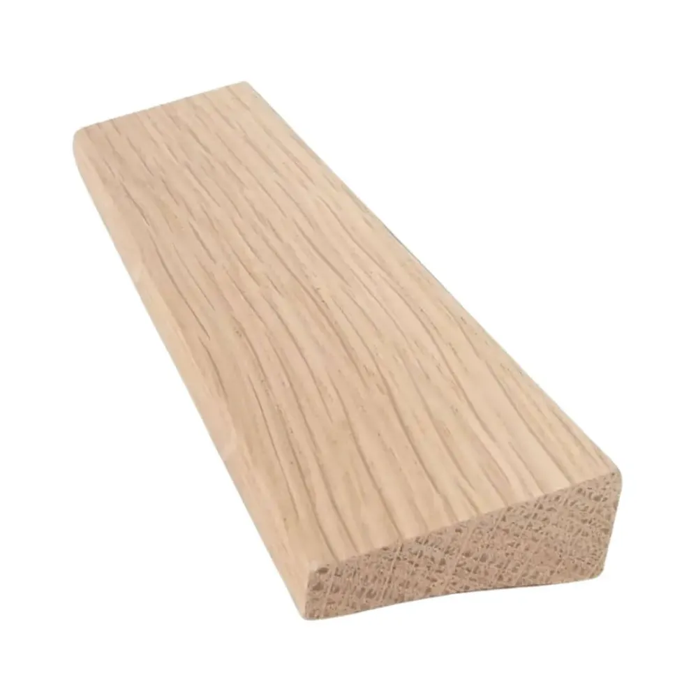 Parkettilista 14x40x3050, Valkotammi, Lakattu