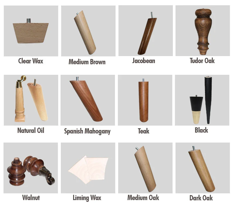 Chiquita Oak Wooden Furniture Legs