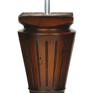 Clara Fluted Wooden Furniture Legs